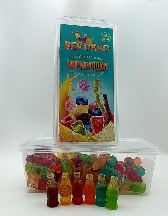 №2 Жевательный мармелад Бутылочки, 250г      в Саранске