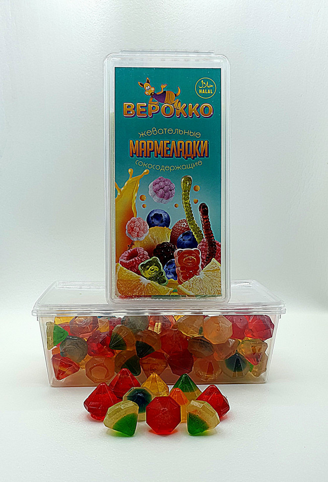  Жевательный мармелад Самоцветы, 250г      в Саранске